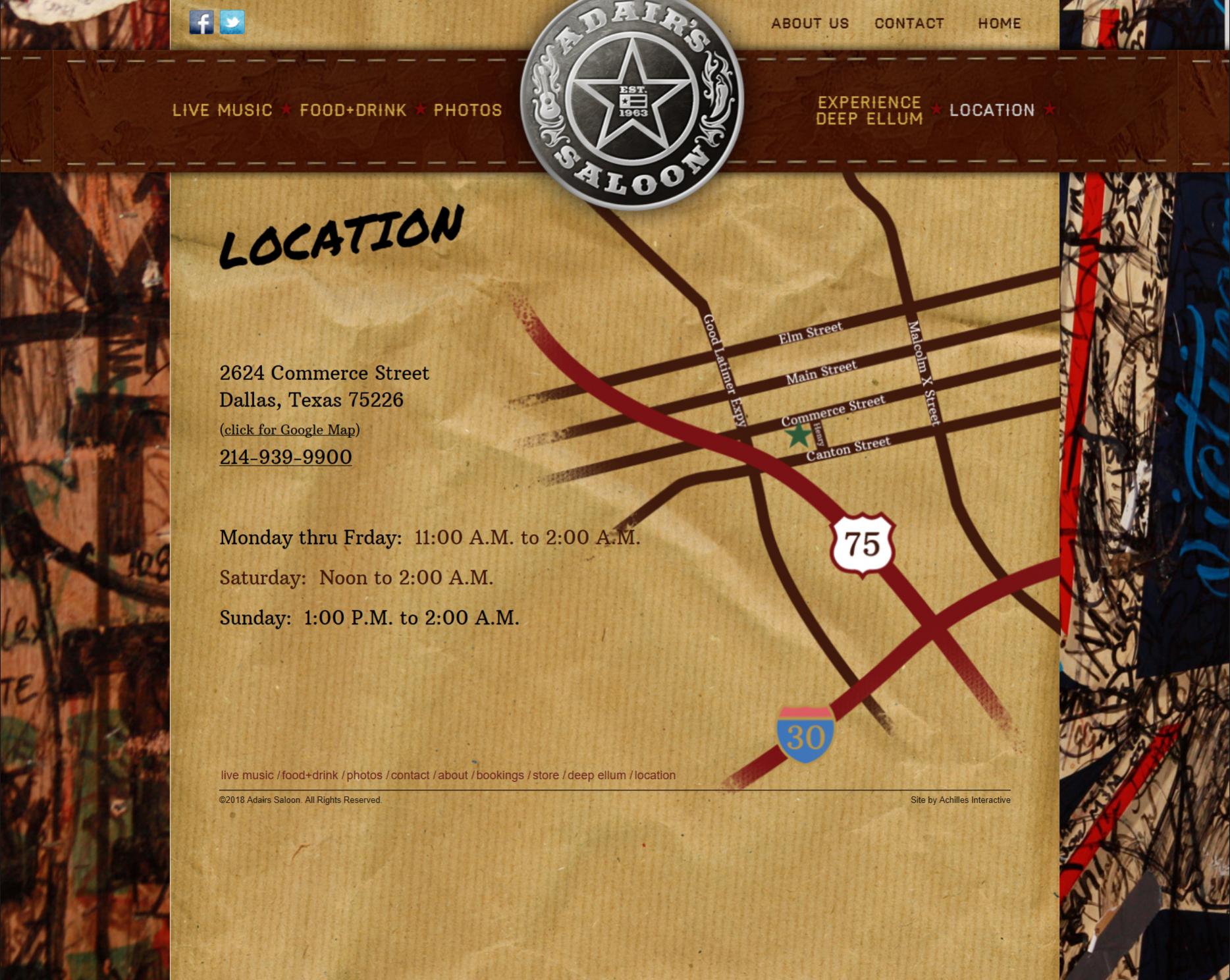 screen adairs location