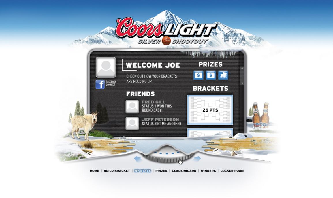 screen coors light silver shootout