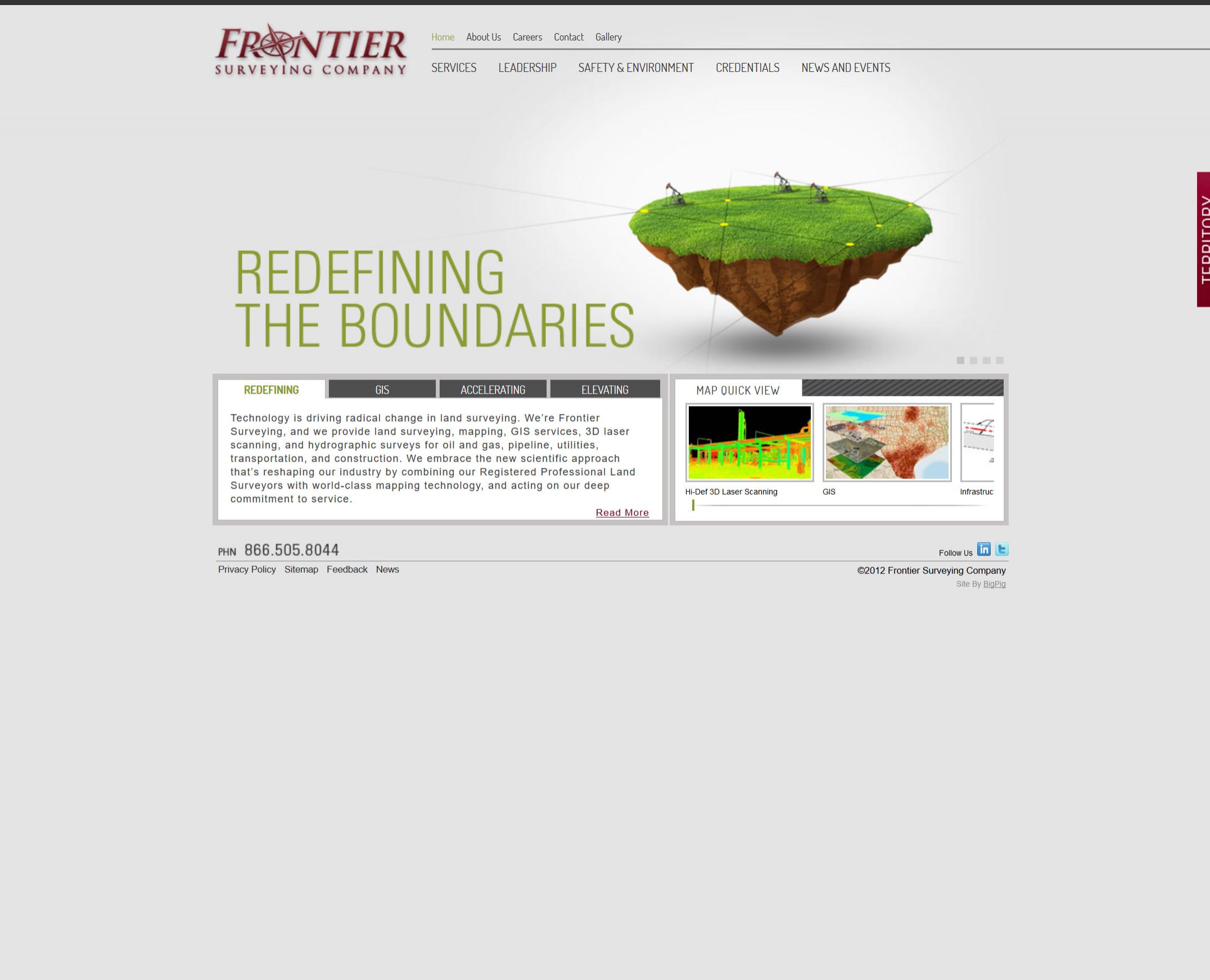 screen frontier surveying