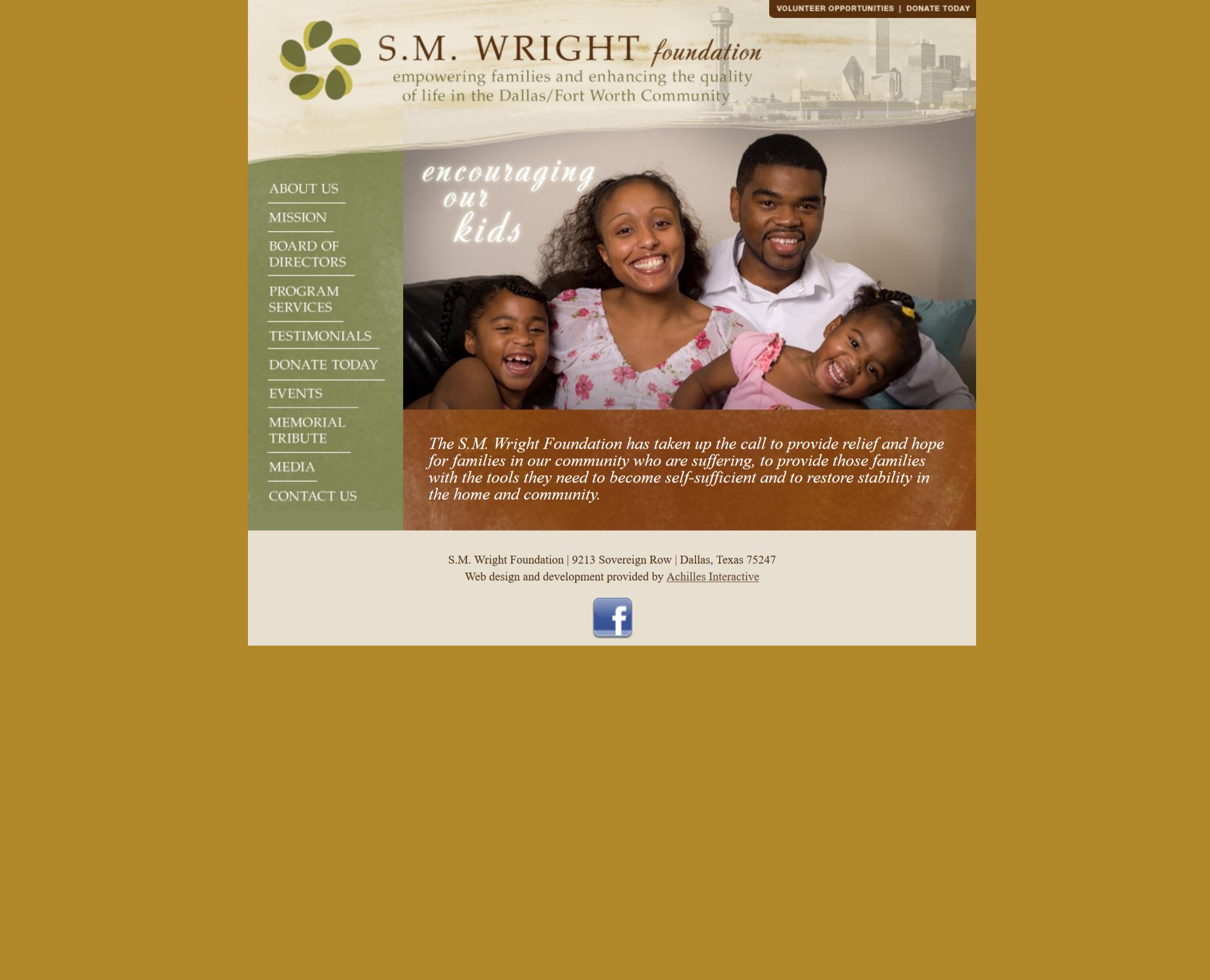 SM Wright Foundation (Screenshot)