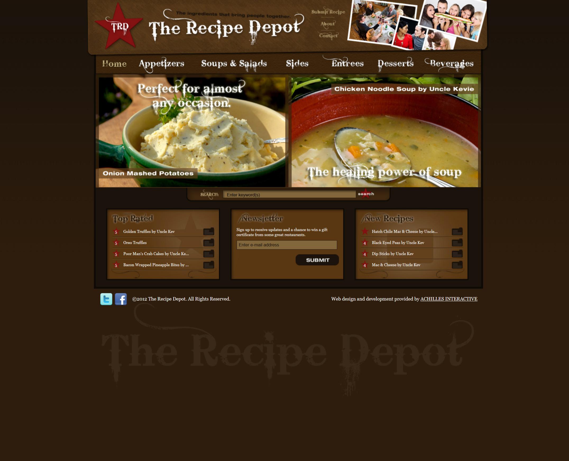 The Recipe Depot (Screenshot)